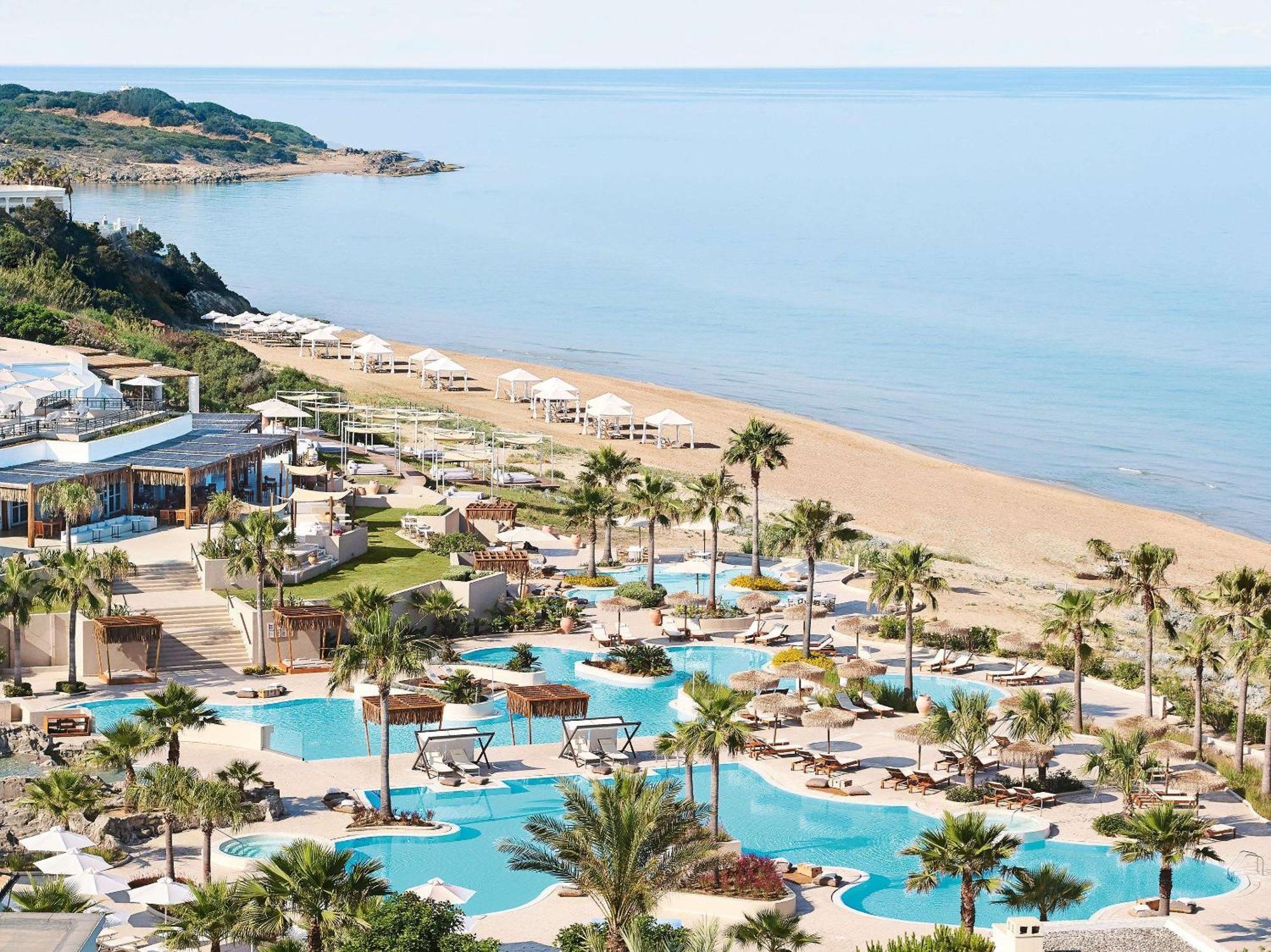 Grecotel La Riviera At Riviera Olympia & Aqua Park Лутра-Кіллініс Екстер'єр фото